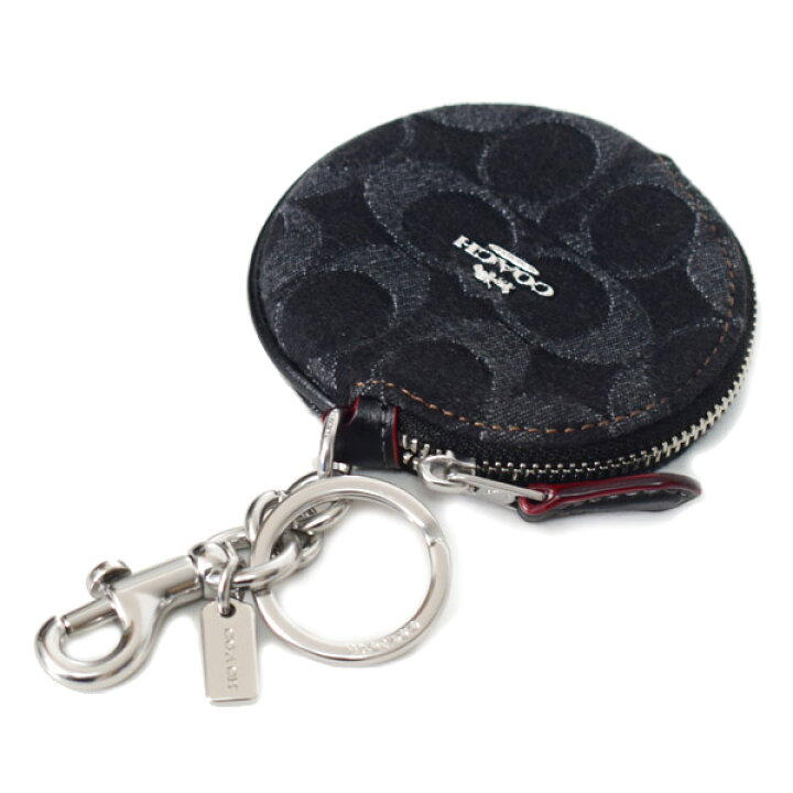 楽天市場】コーチ コインケース COACH デニム レザー シグネチャー 