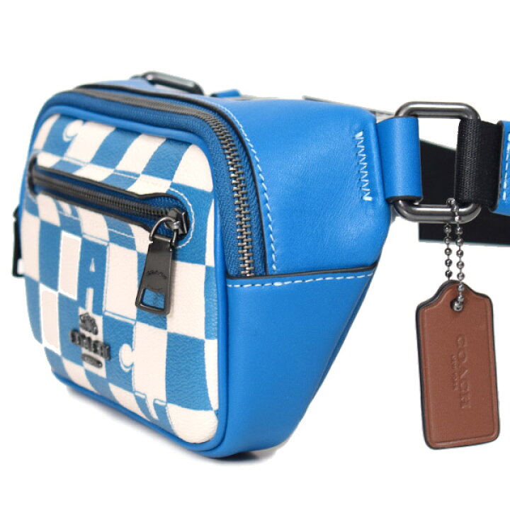 楽天市場】コーチ バッグ COACH PVC レザー チェッカーボード プリント 