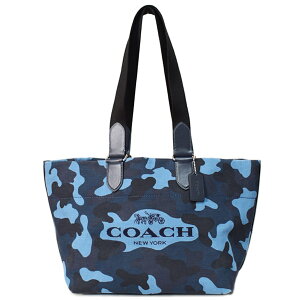 〇〇 COACH コーチ デニム トートバッグ ハンドバッグ F67415 ブルー 