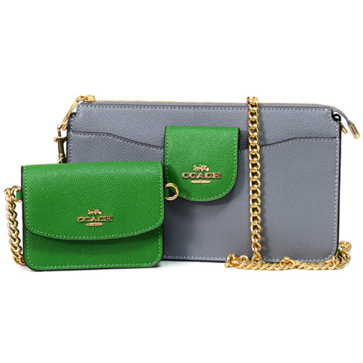 楽天市場】コーチ バッグ COACH クロスグレインレザー ポピー クロス  