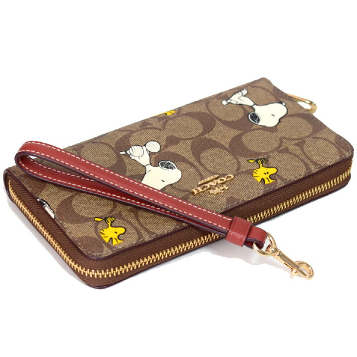楽天市場】コーチ 長財布 スヌーピー COACH シグネチャー ピーナッツ 