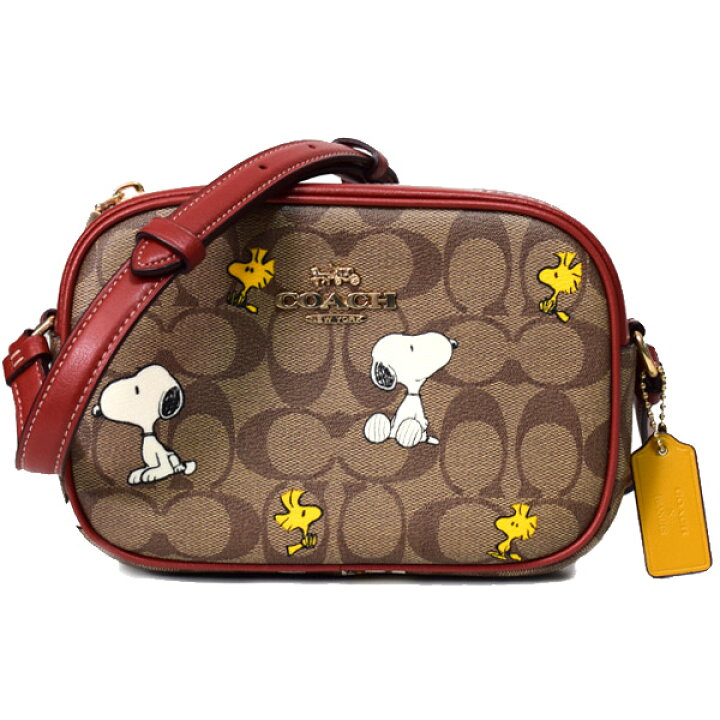 楽天市場】コーチ バッグ スヌーピー COACH コーティングキャンバス 