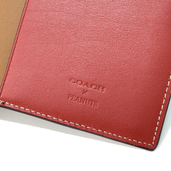 楽天市場】コーチ 手帳カバー スヌーピー COACH コーティング 