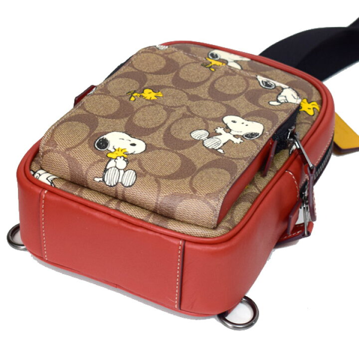 楽天市場】コーチ バッグ スヌーピー COACH コーティングキャンバス  