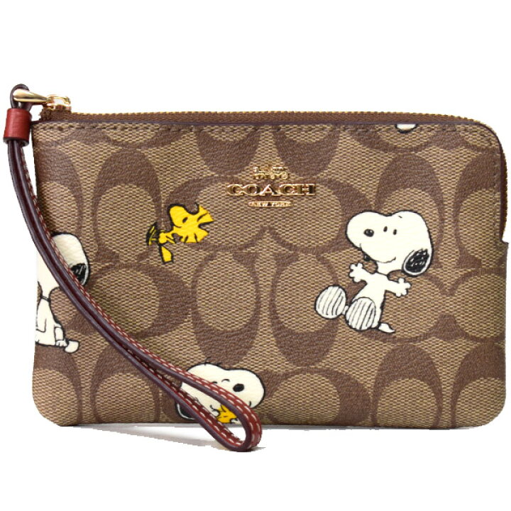 楽天市場】コーチ マルチポーチ スヌーピー COACH シグネチャー 