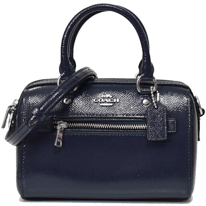 楽天市場】コーチ バッグ COACH レザー ミニ ローワン パテント  