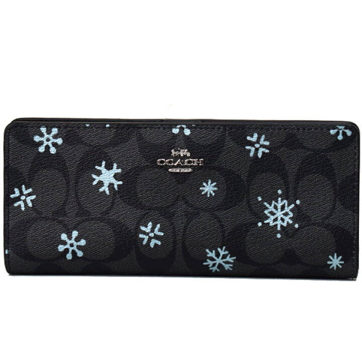 楽天市場】コーチ 長財布 COACH コーティングキャンバス レザー 