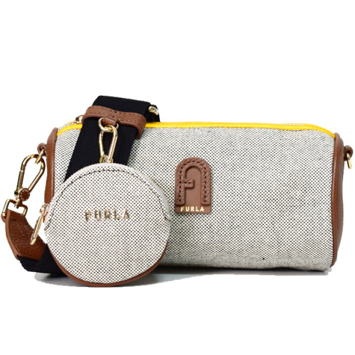 楽天市場】フルラ バッグ FURLA キャンバス レザー ダフネ ミニ ロゴ 