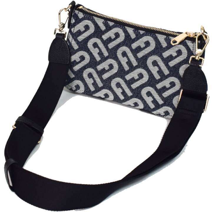 楽天市場】フルラ バッグ FURLA デニム レザー モノグラム クロス 
