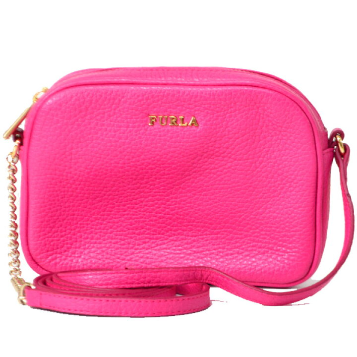 楽天市場】フルラ バッグ FURLA レザー チェーン ミニ クロスボディー 