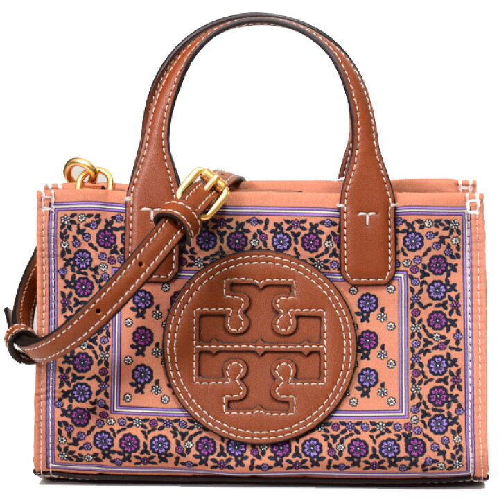 楽天市場】トリーバーチ バッグ TORY BURCH レザー エラ 花柄 ロゴ 