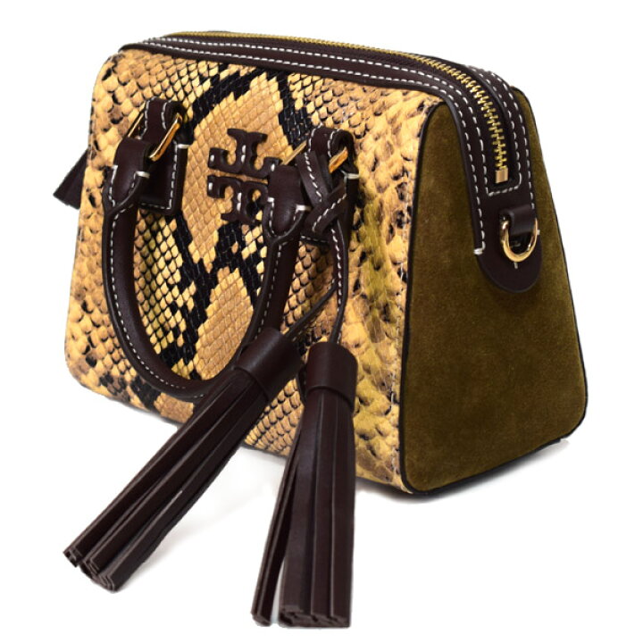 楽天市場】トリーバーチ バッグ TORY BURCH レザー スエード パイソン 