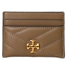 トリーバーチ カードケース TORY BURCH レザー キラ シェブロン ロゴ キルティング カードケース 名刺入れ 定期入れ パスケース サンドペーパー 90345【ブランド 新品 送料無料 正規 人気 安心 保証 10倍 OUTLET アウトレット 誕生日 ギフト プレゼント レディース】