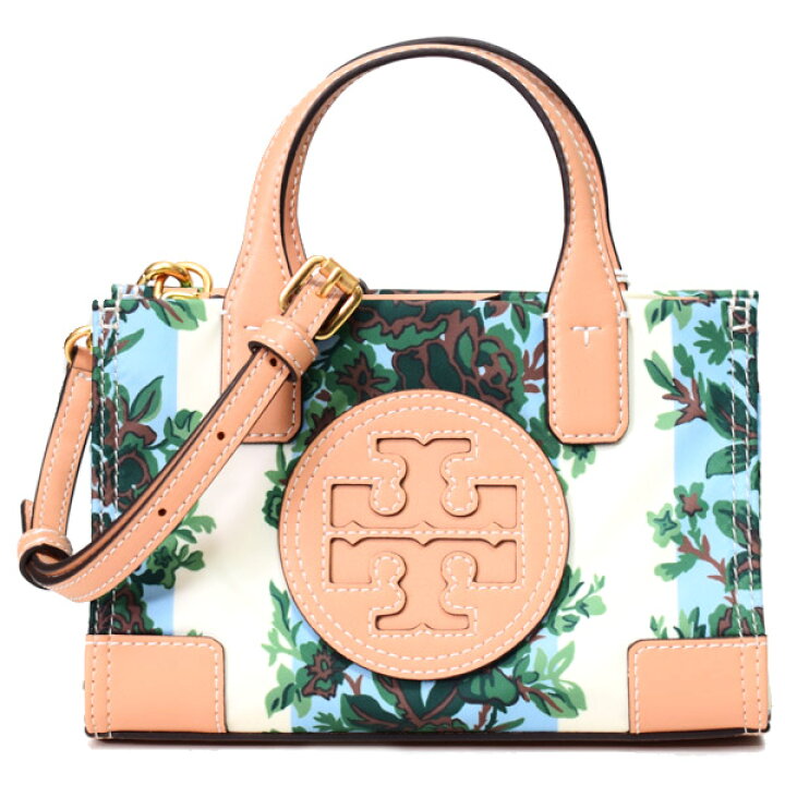 楽天市場】トリーバーチ バッグ TORY BURCH レザー エラ バラ 花柄  