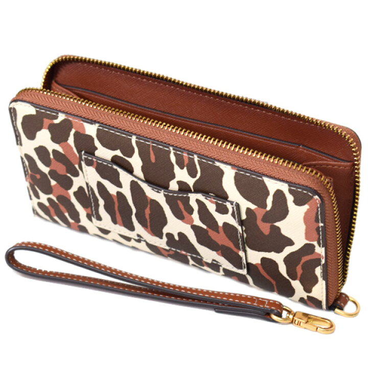 楽天市場】トリーバーチ 長財布 TORY BURCH レザー ヒョウ柄  