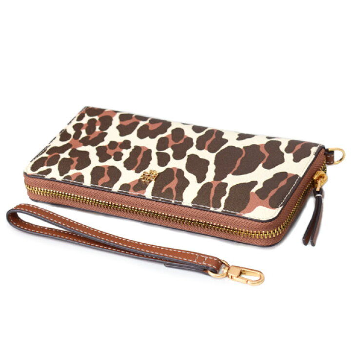 楽天市場】トリーバーチ 長財布 TORY BURCH レザー ヒョウ柄  