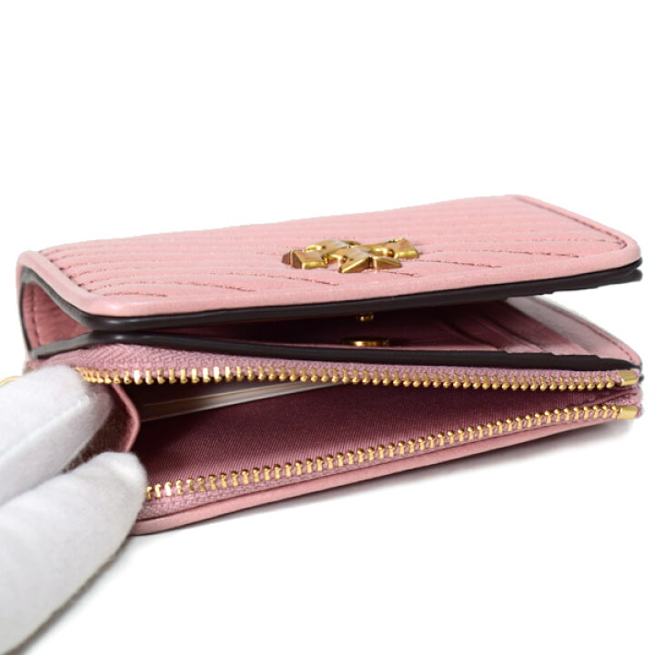 楽天市場】トリーバーチ 財布 TORY BURCH レザー キラ モト ロゴ 
