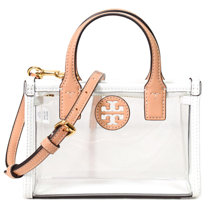 楽天市場】トリーバーチ バッグ TORY BURCH スケルトン PVC レザー 