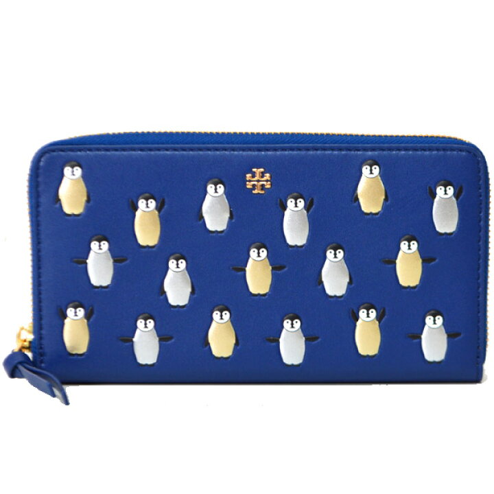 楽天市場】トリーバーチ 長財布 TORY BURCH レザー ペンギン モチーフ 