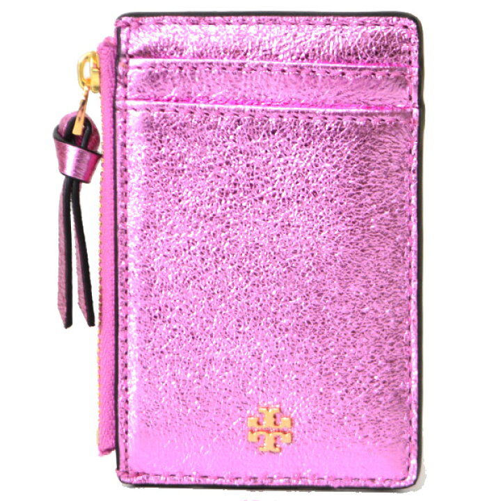 楽天市場】トリーバーチ コインケース TORY BURCH メタリック レザー 