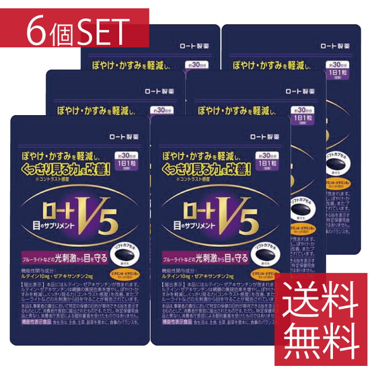 楽天市場】【ポイント5倍】ロートV5粒 30粒 ×6個セット ロート製薬 