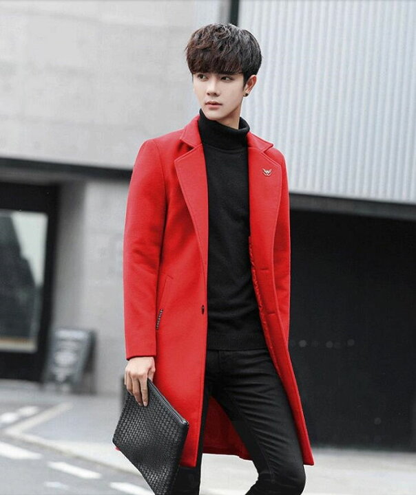 楽天市場 チェスターコート メンズ ロングコート ニットトレンチコート ファッション コート メンズ チェスター ステンカラージャケット 大きいサイズ メンズ ロングジャケット メンズ チェスター メルトン グレー 春秋冬物 無地 アウター 大人気 ファーステップ