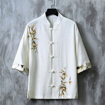 刺繍 中華柄 シャツ チャイナシャツ 中華風 刺繍ブラウス 送料無料 刺繍シャツ 立ち襟 シャツブラウス レディース 長袖 花柄 刺繍 トップス 前開き リネンシャツ 綿麻 春 秋 30代 40代 50代の通販は - Smile Lifix 通販サイト