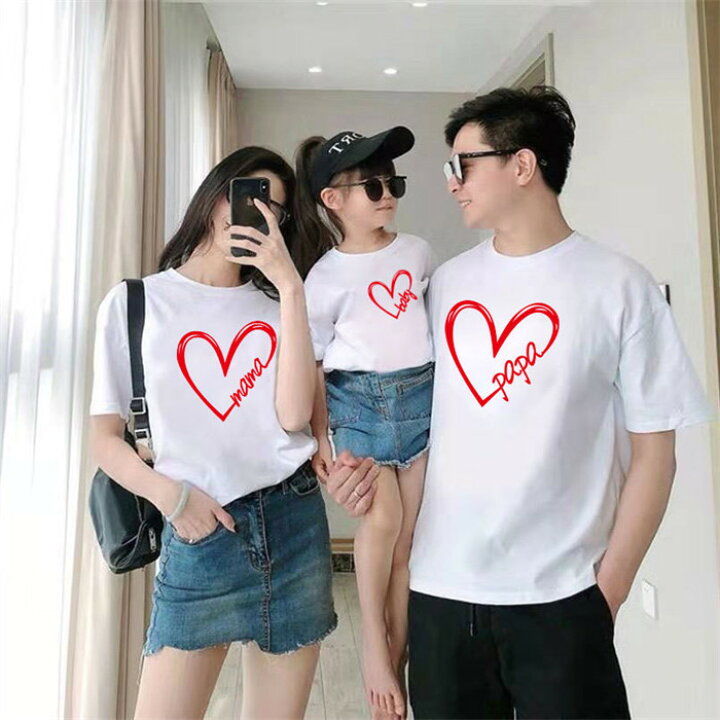 楽天市場】親子お揃い 親子ペア tシャツ 親子 ペアルック 親子 tシャツ 