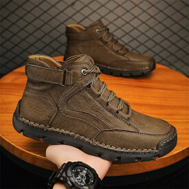 メンズ ショートブーツ スニーカー ファッション 春秋 冬 かっこいい オシャレ モテ 男性用 紳士靴 シューズ 男性 シンプル 大人 ハイ カット 紳士靴 冬 裏起毛 暖かい カジュアル 綿 スポーツお父さん 靴 メンズ 屋外 防寒 スノーブーツ 綿靴