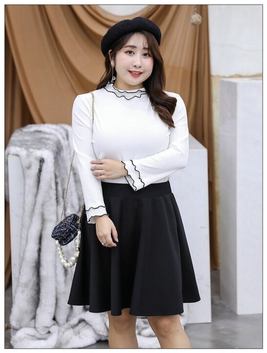 楽天市場 フレアスカート レディース 大きいサイズ 春秋 スカート ボトムス ハイウェスト ウェストゴム 夏 無地 プリーツスカート カジュアル ファッション 体型カバー エレガント 通勤 Ol風 無地 キレイめ 可愛い おしゃれ 3xl 4xl 5xl 6xl 7xl 8xl 9xl ファーステップ