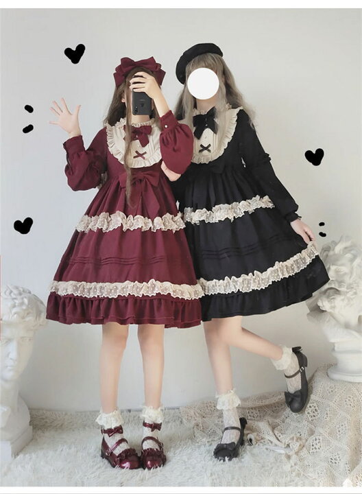 楽天市場 ロリータ ワンピース 春夏ワンピース レディース ロリータ風ワンピ 二次元衣装 コスプレ ハロウイン 可愛い Lolita 姫様 ゴスロリ 日系女子中高生 クラシカル ゴシック カワイイ ファーステップ