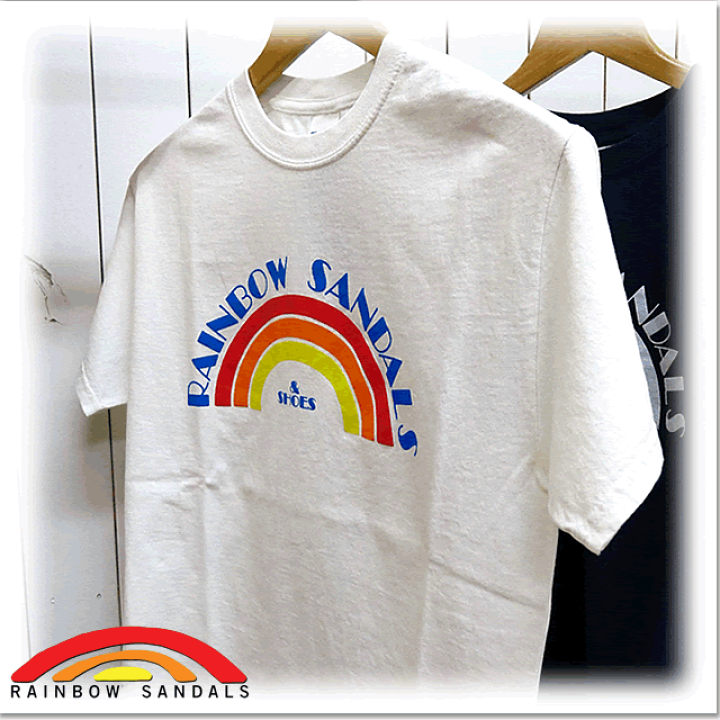 Tシャツ【レインボーサンダル 】ビンテージプリント Tシャツ【レインボーサンダル 】ビンテージプリント (RAINBOW