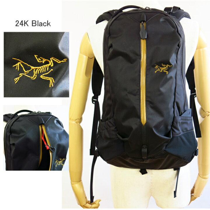 楽天市場】[2022春夏新作] アークテリクス リュック 黒 ブラック ARC  