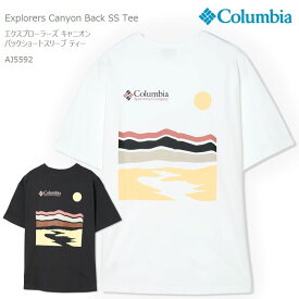 [2024春夏新作] コロンビア tシャツ COLUMBIA AJ5592 Explorers Canyon Back SS Tee エクスプローラーズ キャニオン バックショートスリーブ ティー Tシャツ 半袖Tシャツ キャンプ キャンプウエア アウトドア ギフト プレゼント
