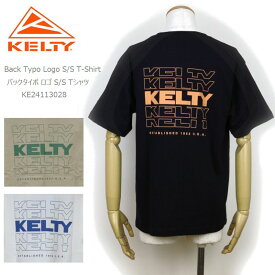 [2024春夏新作] KELTY ケルティ ケルティー tシャツ KE24113028 バックタイポロゴ S/S Tシャツ 半袖Tシャツ Back Typo Logo S/S T-Shirt キャンプ キャンプウェア アウトドア ワークウェア ギフト プレゼント