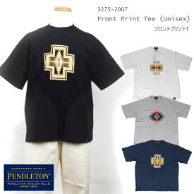 [2023春夏新作] [20%OFF!] ペンドルトン tシャツ PENDLETON 3275-2007 フロントプリント T ユニセックス Front Print Tee (Unisex) 半袖 クルーネック Tシャツ キャンプ キャンプウェア ギフト プレゼント