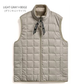 [20%OFF] [2023秋冬新作] TAION タイオン インナーダウン ベスト TAION-R002MB DOWN×BOA REVERSIBLE DOWN VEST ダウン×ボア リバーシブル ダウン ベスト キャンプ キャンプウェア アウトドア 800フィルパワー ユニセックス メンズ&レディース