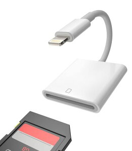 SD�J�[�h���[�_�[ �Ή�iPhone�Ή� �������[�X�e�B�b�N Lightning to �J�����A�_�v�^�[ �Ή�iPad 13 12 11 Pro Max X Xs Xr 8 7 6 Plus Se Mini�Ή� MFI�F�� �J�����r���[�A