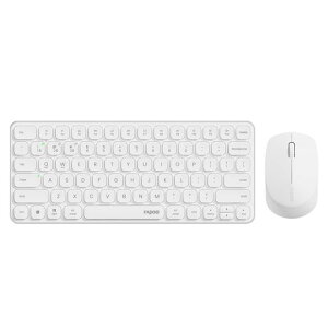 RAPOO 9010M ���C�����X �L�[�{�[�h �}�E�X �Z�b�g ���� Bluetooth 5.0/4.0/2.4GHz �É��N���b�N 4��f�o�C�X�����ڑ��\ �o�b�e���[���d�� �z���C�g