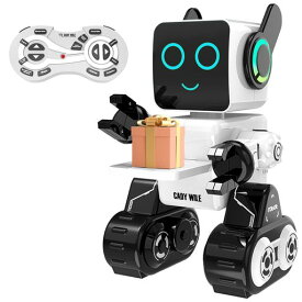 PRANITE ロボット、リモコン おもちゃ 男の子と女の子、音楽ダンス 録音可能 貯金箱付き プログラミング可能 話せる 動く 物を輸送可能 ペットロボット、英語 知育玩具、USBで充電可能、子供の日、クリスマス、誕生日などの贈り物に最適で
