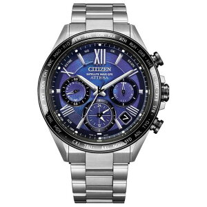 [CITIZEN] �r���v ATTESA UNITE with BLUE ���胂�f�� GPS�q���d�g���v �����d�G�R�E�h���C�u 10�C���h�� �u���[ CC4075-50L �����Y
