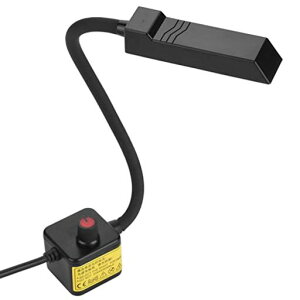 ミシン照明LEDライト磁気マウントベース付き360°回転縫製LEDランプ磁石ベースミシンライトledマグネットミシン用縫製用作業ライト磁気マウント縫製用仕事用(110V)