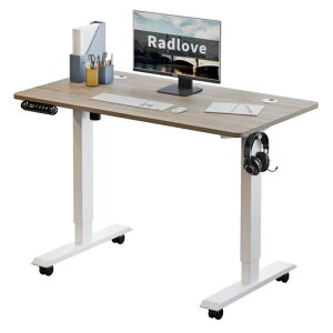 Radlove �f�X�N �d���� �p�\�R���f�X�N ��110CMx���s60CM �Q�[�~���O�f�X�N �� �d�����~���X�^���f�B���O�f�X�N �p�\�R�����b�N PC�f�X�N ���� �������߉\ �������߃������[�@�\�t�� ���� �c