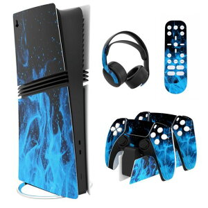 PlayVital ps5 Pro�{�� �f�W�^����f�B�X�N�Ή��p�t���Z�b�g�J�X�^���V�[���A�R���g���[���[�A�w�b�h�Z�b�g�A�[�d�X�^���h�A���f�B�A�����R���p�f�J�[���X�e�b�J�[�J�o�[�y�u���[�t���[���z