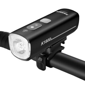 RAVEMENK1800自転車ライト自転車ヘッドライトロードバイクライト1800ルーメンAI夜間走行モード自動オンオフ【光センサー&振動センサー搭載】USB-C充電式昼間走行モード高輝度IPX7防水側面視…