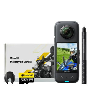 Insta360 X3�o�C�N�B�e�L�b�g-1/2�C���` 48MP�Z���T�[���ڂ̖h��360�x�A�N�V�����J���� �A5.7K 360�x�A�N�e�B�uHDR����A 72MP 360�x�ʐ^�A 4K�V���O�������Y�A60fps