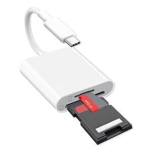 �y2026SD�J�[�h���[�_�[2-in-1SD�J�[�h���[�_�[Type-C�|�[�g����SD/TF�J�[�h�Ή��o�����f�[�^�]���ʐ^/����/�t�@�C���̓ǂݎ��T�|�[�giPhone/iPad