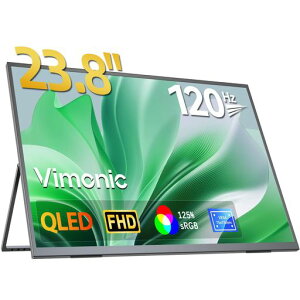 ���o�C�����j�^�[23.8�C���`QLED���o�C���f�B�X�v���C��^120HZVimonic�����^�у��j�^�[�����|�[�^�u�����j�^�[1080P�T�u���j�^�[�W���^VESA�Ή��T�u�f�B�X�v���C�����