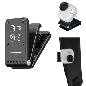 Insta360 Go Ultra �Ή� ���C�N�C�b�N�����[�X�}�E���g,�X�q��o�b�N�p�b�N�̃X�g���b�v�Ɏ��t���\ �p�x�����\,�R���p�N�g�݌v�Ŏ����^�тɕ֗� �������E�c�����B�e�ɑΉ�