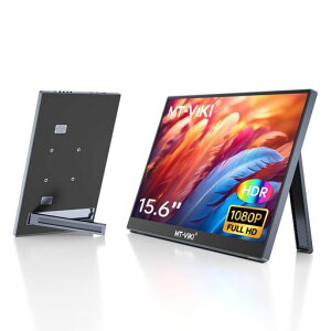 MT-VIKI15.6�C���`�|�[�^�u�����j�^�[1920x1080FHDIPS�t���A�X�^���h�t�������^�����^�у��j�^�[Mac/PC/Laptop/PS3/PS4/PS5/Xbox�Ή�
